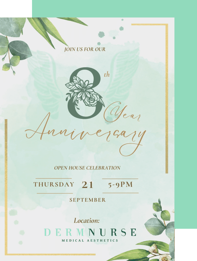 join us for our 8 years anniversary card